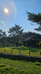 Chuam Beach in the late afternoon of a midsummer day 