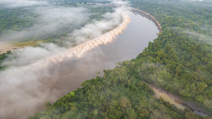 AERIAL PHOTOS OF THE NANAY RIVER IN THE PERUVIAN AMAZON, IGAPOS OR BLACK WATER RIVERS OF THE AMAZON, IN THE ALLPAHUAYO MISHANA NATIONAL RESERVE