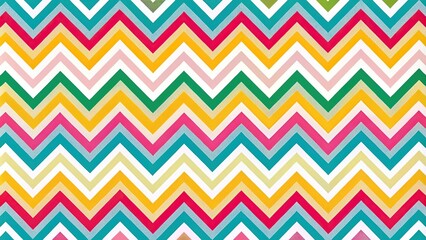 Horizontal chevron striped background pattern with forced perspective