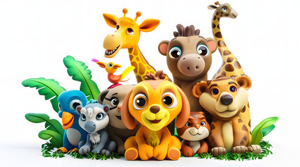 Obraz premium Wildlife icon Ecology 3D