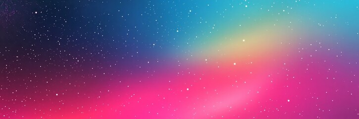 Obraz premium An Ethereal Exploration of a Colorful Cosmic Landscape