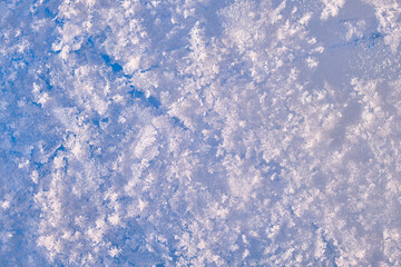 Background of winter ice and snow texture. Ice covered by frost naturl background