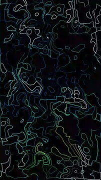 para fondo vertical negro con lineas en movimiento