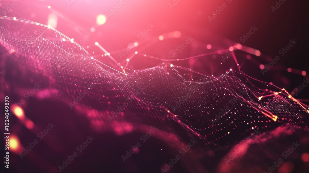 Poster technology background for presentations with sleek, professional design, incorporating tech elements