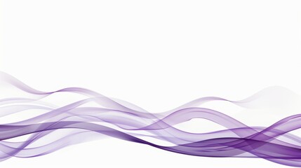 Elegant white slide background with soft purple wavy designs at the bottom, perfect for presentations and modern visuals