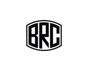 Obraz premium BRC logo design vector template. BRC