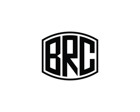 BRC logo design vector template. BRC