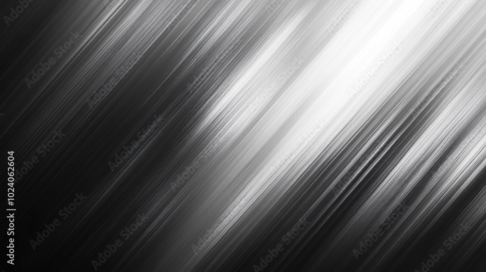 Poster abstract black and white diagonal lines background with a blurred effect.