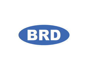 BRD logo design vector template. BRD