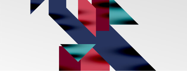 Dynamic lines and triangles. Vector Illustration For Wallpaper, Banner, Background, Card, Book Illustration, landing page