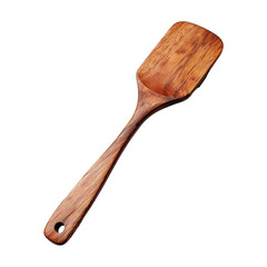 Wooden Serving Spoon isolated on transparent background