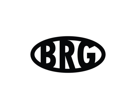 BRG logo design vector template. BRG