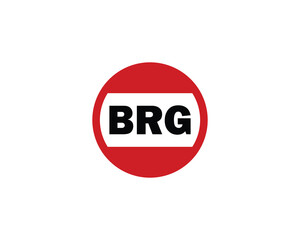 BRG logo design vector template. BRG