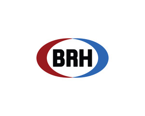 BRH logo design vector template. BRH