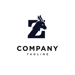 Letter Z Wallaby logo icon vector