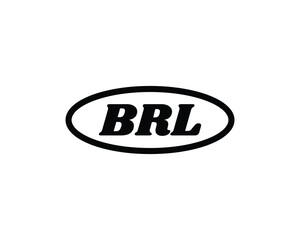 BRL logo design vector template. BRL