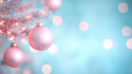 Soft Pastel Christmas Ornaments for Nursery Decor