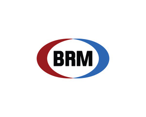 BRM logo design vector template. BRM