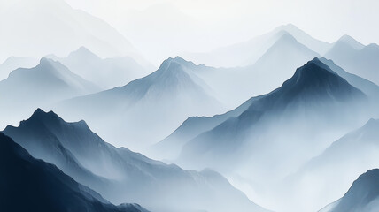 Fototapeta premium mountains in the snow