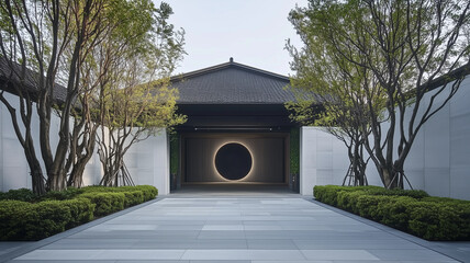 Obraz premium gazebo in the garden
