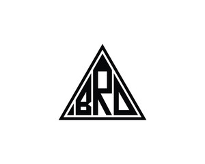 BRO logo design vector template. BRO