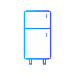 refrigerator gradient icon