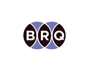 BRQ logo design vector template. BRQ