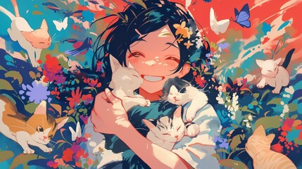 庭での気まぐれな冒険10