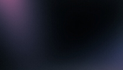 Dark blue magenta purple color flow grainy gradient backdrop design. Vibrant color flow with soft noise, bright and glowing smooth colors banner or poster