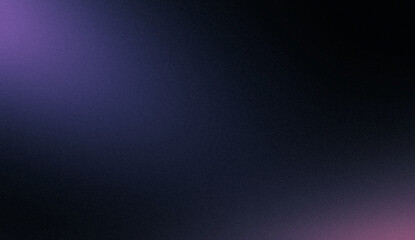 Dark purple blue color flow grainy gradient backdrop design. Vibrant color flow with soft noise, bright and glowing smooth colors banner or poster