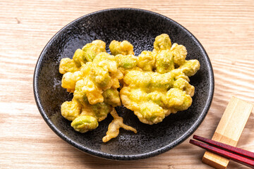 枝豆のかき揚げ