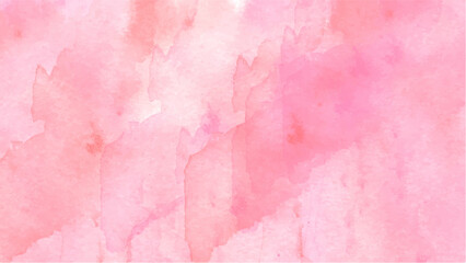 Abstract pink watercolor background.Hand painted watercolor. vector