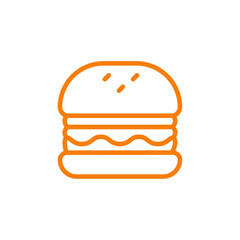 Hamburger icon Outline vector for web ui