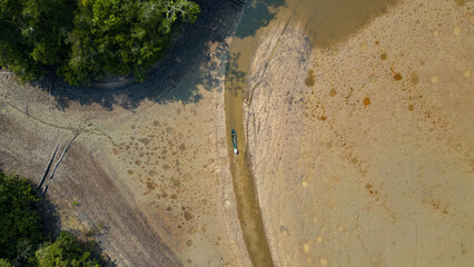 AERIAL PHOTOS OF THE NANAY RIVER IN THE PERUVIAN AMAZON, IGAPOS OR BLACK WATER RIVERS OF THE AMAZON, IN THE ALLPAHUAYO MISHANA NATIONAL RESERVE
