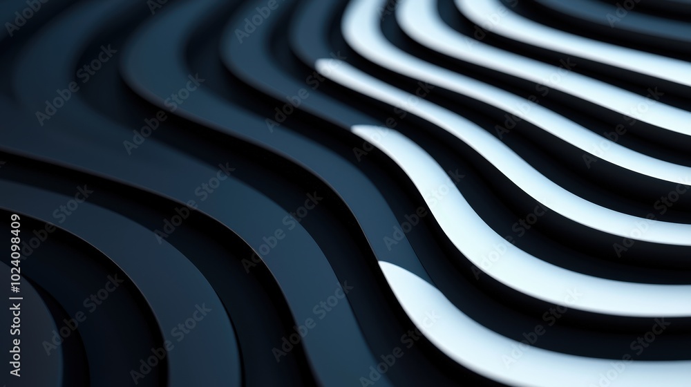 Poster abstract texture with wavy lines resembling topographic maps