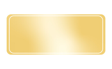 金色のシンプルな背景フレームイラスト