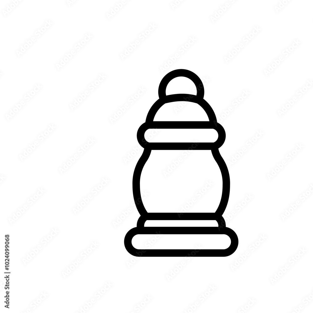 Poster Oil lantern icon Outline vector for web ui