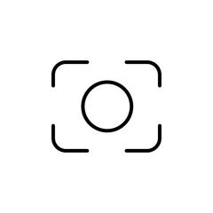 Picture snapshot icon Outline vector for web ui