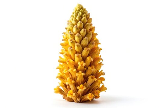Isolated Cistanche Tubulosa herb on white background