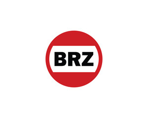 BRZ logo design vector template. BRZ