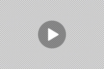 Play icon. Click, push, record button on multimedia app window interface. Empty movie computer screen.