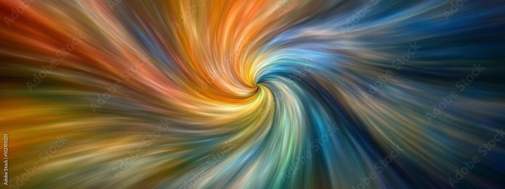 Aufkleber vibrant swirling abstract art with dynamic and colorful flowing patterns