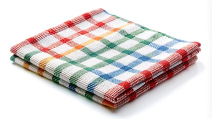 kitchen towel isolated on white background