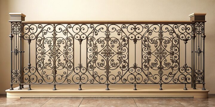 lacework wrought iron railing