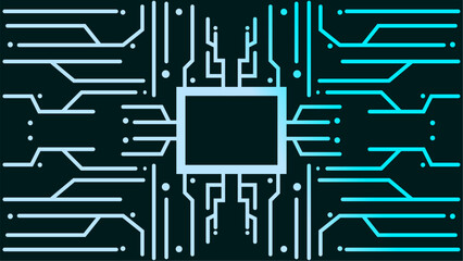 circuit board background illustration. Vector 