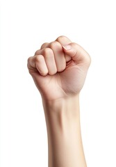 Raised Fist   A Powerful Gesture Expressing Strength Resistance and the Determination to Overcome Challenges