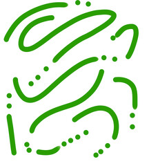 pattern with blots abstract monoline 