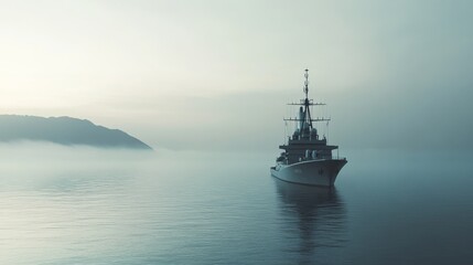 Minimalist background of Navy Military Day: A digital concept blending camouflage, airforce icons, and navy ships on a sea of blue, symbolizing military power.





