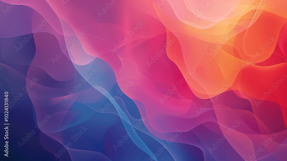 Aufkleber abstract color background for data-driven marketing visuals.