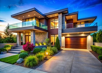 Modern Dream Home for Sale - Real Estate Facebook Cover Design Template